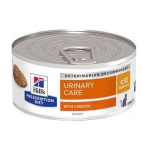 Hill's Prescription Diet C/D Multicare Urinary Care nat kattenvoer met kip blik