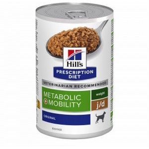 Hill's Prescription Diet J/D Weight Metabolic + Mobility nat hondenvoer (blik)