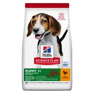 Hill's Puppy Medium met kip hondenvoer