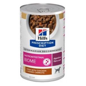 Hill's Prescription Diet Gastrointestinal Biome Digestive Care stoofpotje voor hond met kip & wortel (blik)