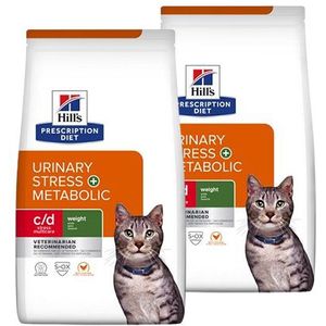 Hill's Prescription Diet C/D Multicare Stress Urinary + Metabolic kattenvoer