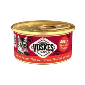 Voskes Jelly tonijn met pompoen natvoer kat (24x85 g)