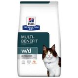 Hill's Prescription Diet W/D Multi-Benefit kattenvoer met kip