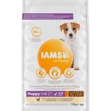 Iams for Vitality Puppy Small & Medium met kip hondenvoer