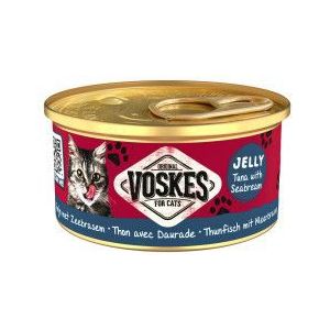 Voskes Jelly tonijn met zeebrasem natvoer kat (24x85 g)