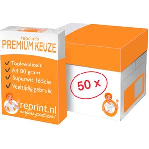 Printpapier Reprint's Premium Keuze A4 80 gram, 50 pakken