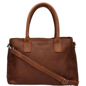 DSTRCT  Schoudertas /  Crossbodytas  Dames -  Leer - Preston Park -  cognac