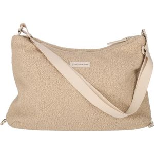 Kapten & Son - Skara Large Fleece - Crossbodytas - Beige - Gerecycled PET