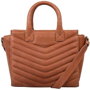 Cowboysbag  Handtas / Crossbodytas Dames -  Leer - Quilty Pleasure -  cognac