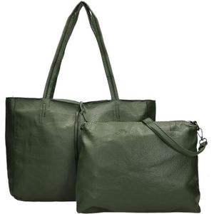 Hernan  Shopper Dames - Schoudertas -  Shopper -  groen