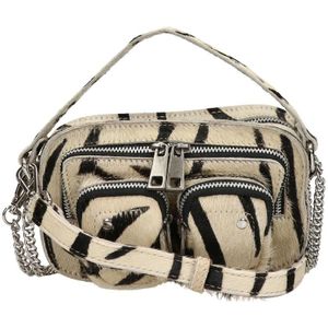 Nunoo  Crossbodytas / Schoudertas Dames -  Leer - Helena zebra - print