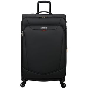 American Tourister - Summerride Spinner L - Zachte Koffer - Zwart - Lichtgewicht - 116 Liter