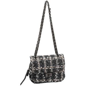 Lycke Oslo  Crossbodytas / Schoudertas Dames -  Katoen - Sortland - zwart