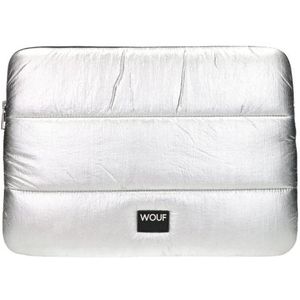 Wouf Laptophoes / Laptop Sleeve -  13 inch - zilver