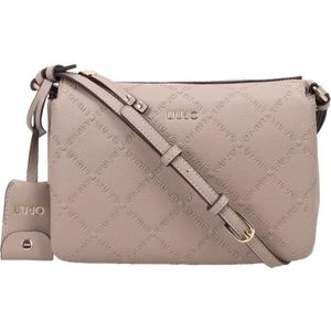 Liu Jo - Adonide - Crossbodytas - Taupe - Materiaal met Logo Patroon