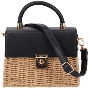 Flora & Co - Sofia - Crossbodytas - Zwart - Riet
