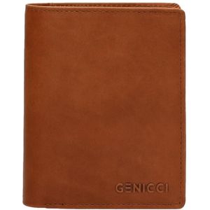 Genicci Portemonnee Heren -  Noble - cognac