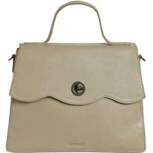MYOMY  Schoudertas -  Leer - My Rose Bag -  beige