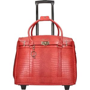 Olivia Lauren Laptoptrolley Dames -  17 inch -  Louna - rood