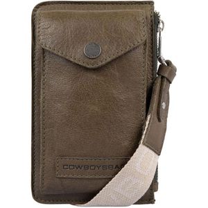 Cowboysbag  Telefoontasje Dames -  Leer - Hanna - groen