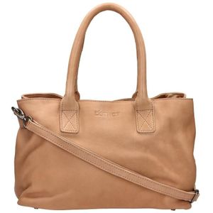 DSTRCT  Schoudertas /  Crossbodytas  Dames -  Leer - Preston Park -  beige