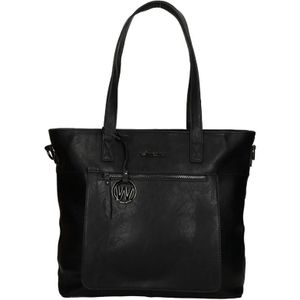 Wimona Laptoptas / Werktas /  Aktetas Dames -  15 inch -  Kunststof -  Evelina - zwart