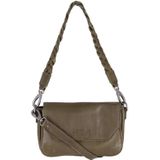 DSTRCT  Crossbodytas / Schoudertas Dames -  Leer - Preston Park -  groen