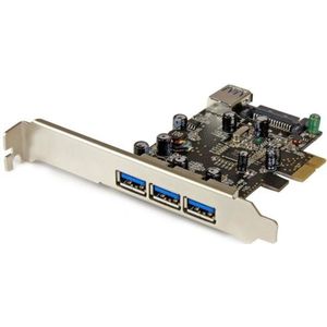 StarTech.com 4-poorts PCI Express USB 3.0 kaart - USB-adapter