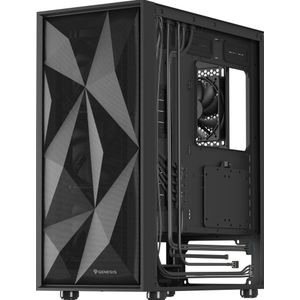Genesis Behuizing DIAXID 605F met Sichtfenster zwart
