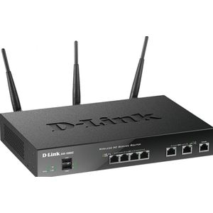 D-Link DSR-1000AC draadloze router Gigabit Ethernet Dual-band (2.4 GHz / 5 GHz) Zwart