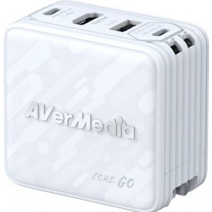 AVerMedia - Core GO - Oplaaddock - Wit - 100W GaN - HDMI
