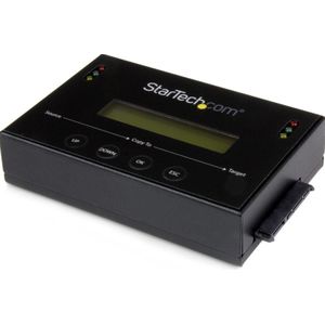 StarTech.com 11 Standalone Hard Drive Duplicator with Disk Image Library Manager For Backup & Restore, Store Several Images on one 2.53.5 SATA Drive,