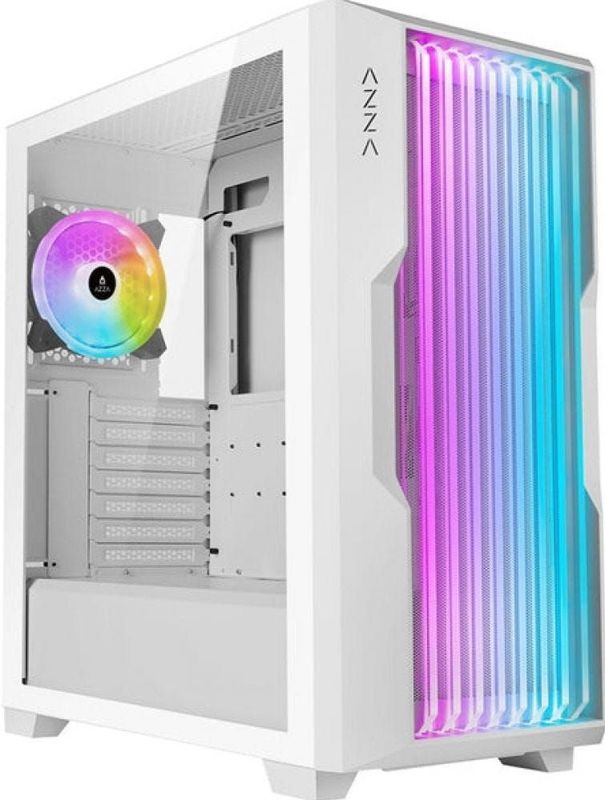 Case Azza Guardian 520 Midi Tower Wit Glass