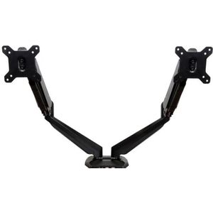 StarTech.com Dual monitor arm met ingebouwde 2 poorts USB en audio passthrough - ondersteunt twee monitoren tot 30 volledig beweegbaar