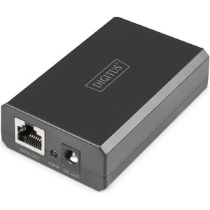 Digitus PoE Adapter & Injector DN-95211 - 10/100/1000 Mbit/s - Zwart