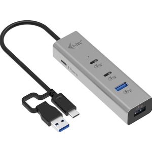 i-tec Universal Charging Metal HUB 2x USB-C + 2x USB-A Port PD 85W