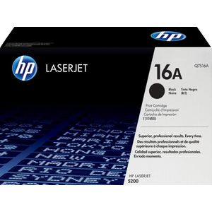 HP 16A Black Original LaserJet Toner Cartridge tonercartridge 1 stuk(s) Origineel Zwart