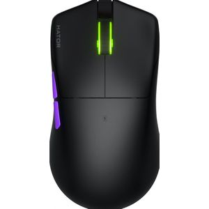 HATOR Pulsar 3 Ultra Wireless RGB Zwart - Muis