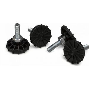 Equip Füße voor Serverschränke 4Stk 60mm zwart