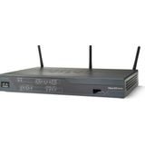 Cisco 881 Fast Ethernet Secure Router with dual radio 802.11n WiFi - Draadloze router