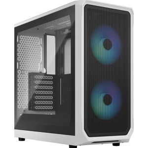 Fractal Design Focus 2 RGB White TG Clear Tint - Behuizing