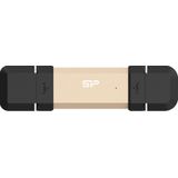 Silicon Power 250GB USB Stick USB Typ A+C 1050/850MB`s gold