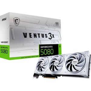 MSI GeForce RTX 5080 16G VENTUS 3X OC WHITE - Videokaart