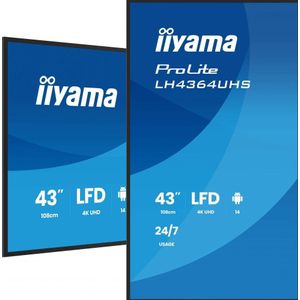 iiyama ProLite LH4364UHS-B1AG - Digital Signage Display
