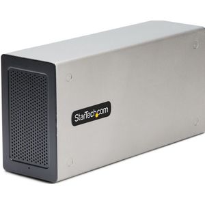 StarTech.com Thunderbolt 3 PCIe Expansion Chassis, Enclosure Box WDual PCI-E Slots, External PCIe Slots for LaptopsDesktopsAll-In-Ones, 8K4K Output