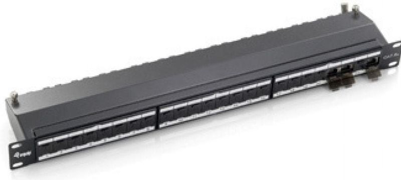 Equip 326524 Cat.6A Patch Panel 24-Port 19 inch 1U light-grey