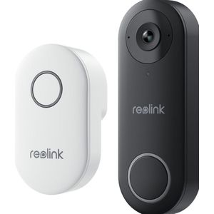 Reolink videodeurbel met bel - Slimme WiFi-videodeurbel - 5 MP - 2,4/5GHz dual-band wifi - Persoonsdetectie - tweewegaudio