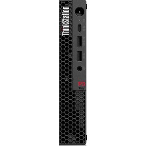 Lenovo ThinkStation P3 Tiny i7-14700 1x16/512 T400 W11P - met QWERTZ toetsenbord