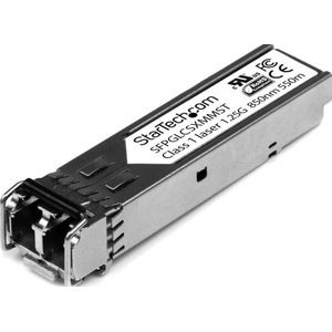 StarTech.com Cisco-compatibele gigabit glasvezel SFP-zendontvangermodule MM LC - 550 m (Mini-GBIC)