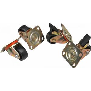 Equip EZW-2 rack-toebehoren Zwenkwielen